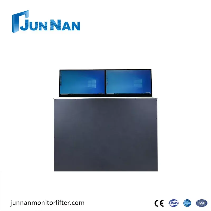 LCD -Aufzug mit zwei Bildschirmen