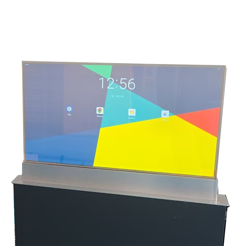 Elektrischer LCD-Monitorlift mit OLED-Bildschirm, Pop-up-LCD-Lift
