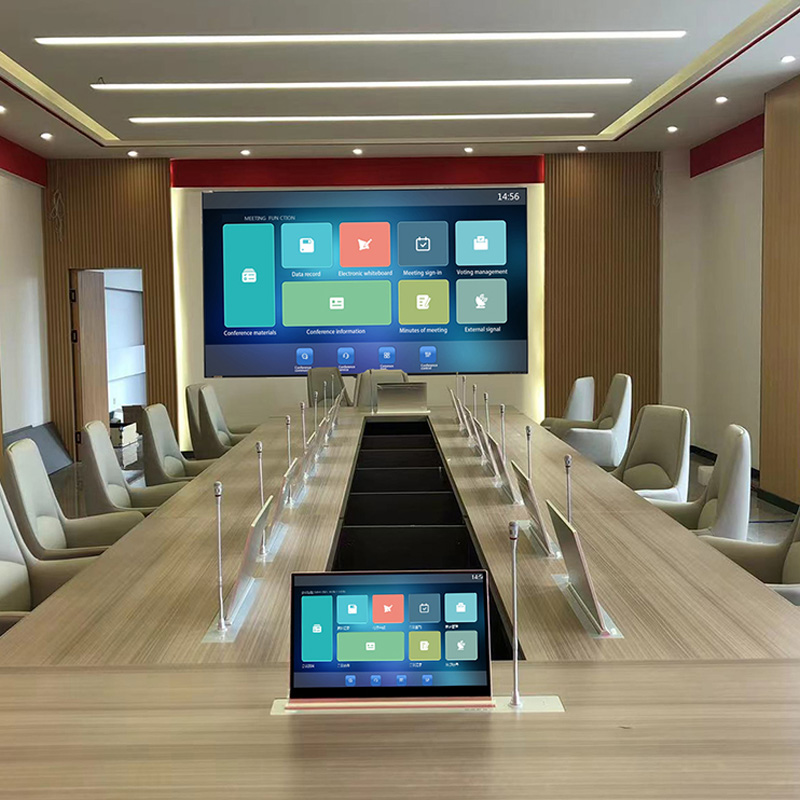 Verdeckter Desktop-Klappmonitor, papierloses Konferenzsystem
