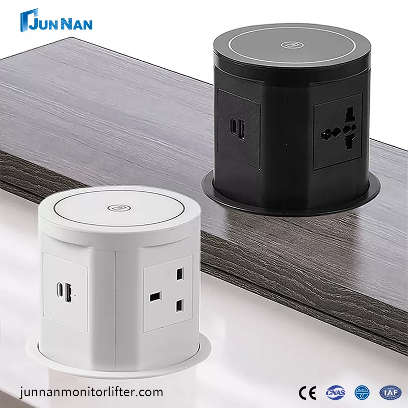 Popup Socket Smart Plug mit USB- und drahtloser Lade-WLAN